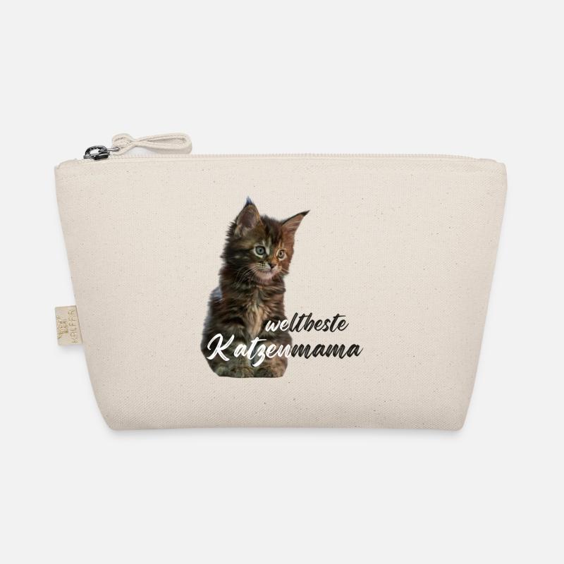 weltbeste Katzenmama - Bio-Täschchen - Natur