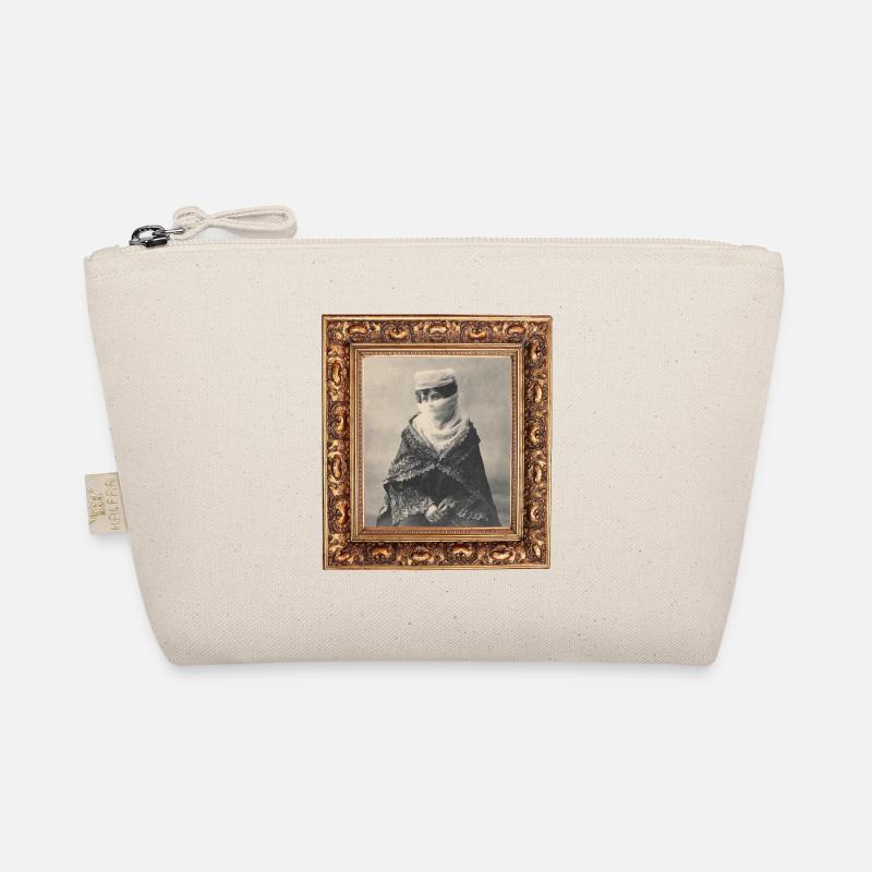 Harem lady Ottoman Empire on postcard frame Organic Pouch