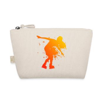 Roller Skating Rollerskaten Roller Skates - Organic Pouch - nature - Front