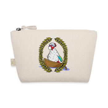 Couronne de laurier grand-mère poulet Moin détresse pédalo Ahoy - Trousse biologique - nature - Devant