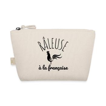 râleuse à la française humour femme cadeau - Trousse biologique - nature - Devant