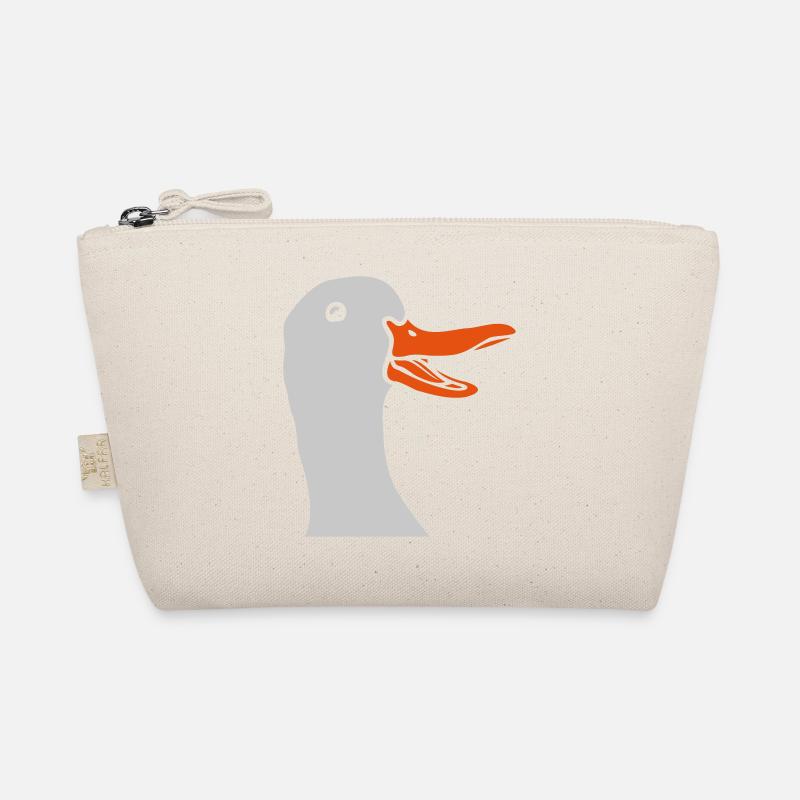 Lustige Comic Gans Kopf Bio-Täschchen