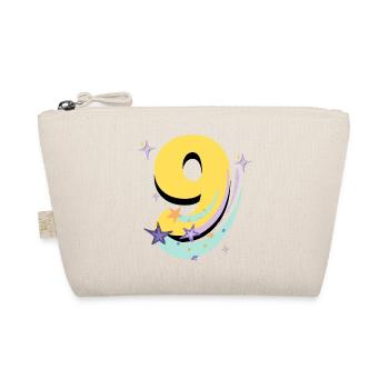 9th Birthday (9-year gift) - Organic Pouch - nature - Front