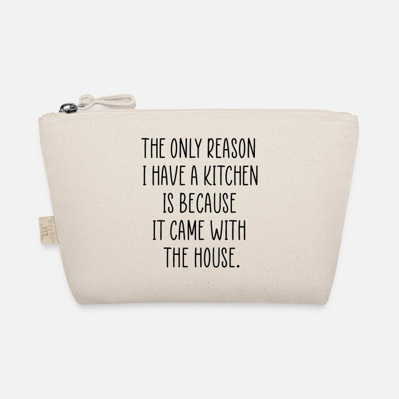 funny kitchen quote Organic Pouch