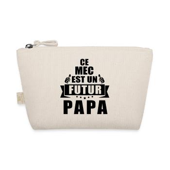 futur papa / bientôt papa / je vais être papa - Trousse biologique - nature - Devant