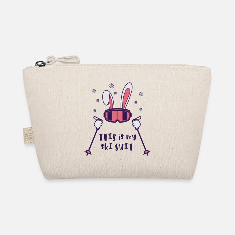 C’est ma combinaison de ski Ski Ski Trousse biologique
