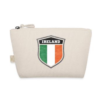 Irland Schild Logo Emblem - Bio-Täschchen - Natur - Vorne