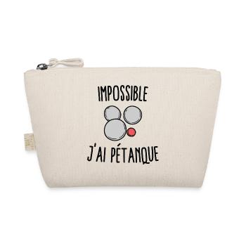Impossible j'ai pétanque - Trousse biologique - nature - Devant