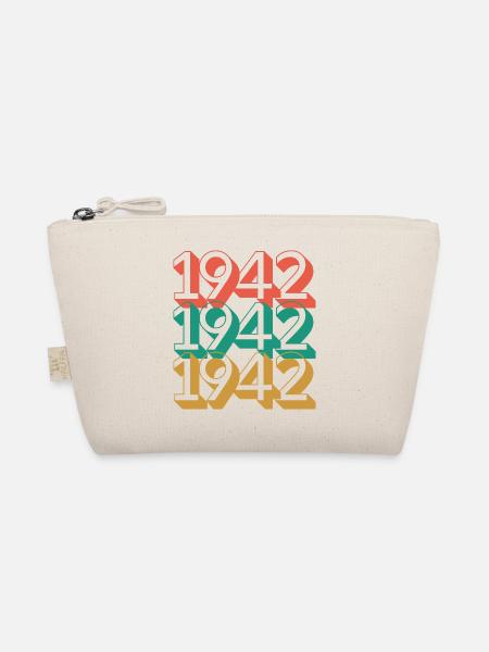 Anniversaire année 1942 / Vintage 1942 / Rétro 42 - Trousse biologique - nature