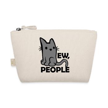 Quote ew people cat - Organic Pouch - nature - Front