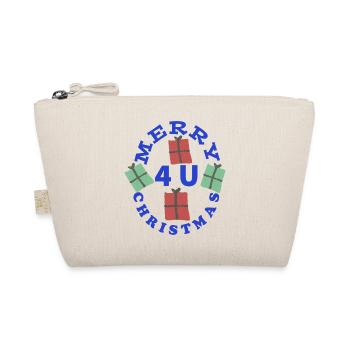 Vibrant Gifts Christmas Design - Organic Pouch - nature - Front