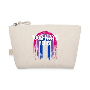 1000 Ways to Bi Bisexual Pun Bi Pride Joke LGBTQ - Organic Pouch - nature - Front