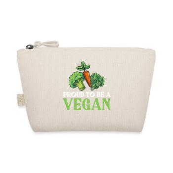 Vegan Veganer Vegetarier Naturschutz Tierschutz - Bio-Täschchen - Natur - Vorne