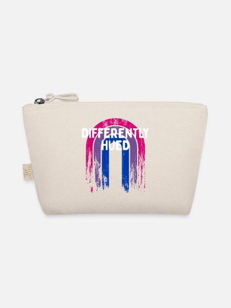 Differently Hued Bisexual LGBTQ Bi Pride - Bio-Täschchen - Natur