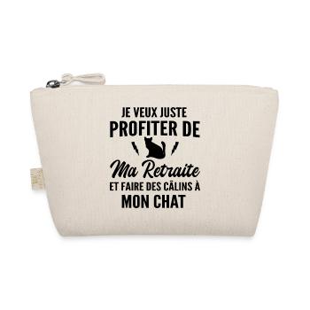 retraite et chat / humour retraite - Trousse biologique - nature - Devant