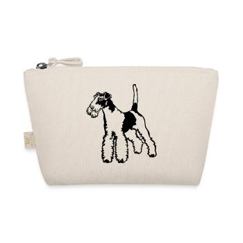 Fox terrier - Organic Pouch - nature - Front