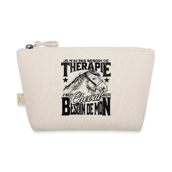 équitation ma thérapie cheval humour cheval cadeau - Trousse biologique - nature - Devant