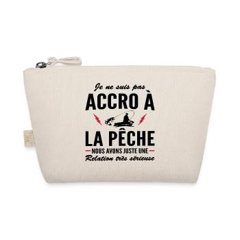 je ne suis pas accro à la pêche / humour pêche - Trousse biologique - nature - Devant