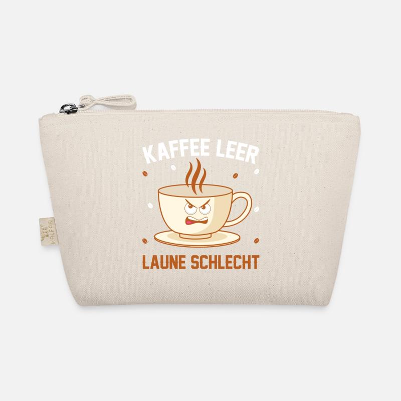 Kaffee leer Laune Schlecht - Bio-Täschchen - Natur