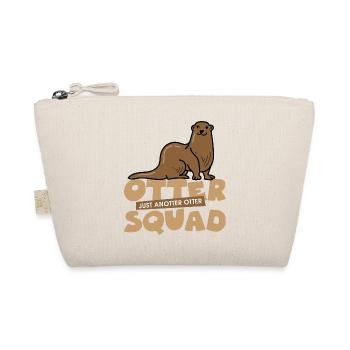 Otter Squad Funny Rodent Cute Sea Otter - Organic Pouch - nature - Front