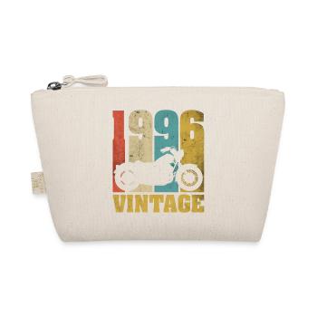 1996 Jahrgang Geburtstag Biker Motorrad Geschenk - Bio-Täschchen - Natur - Vorne