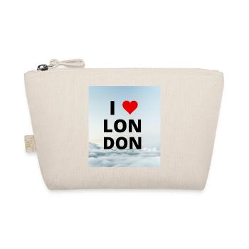 ICH LIEBE LONDON - Bio-Täschchen - Natur - Vorne