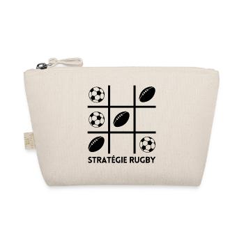 Rugby, Rugby-Sport, Rugby-Humor - Bio-Täschchen - Natur - Vorne