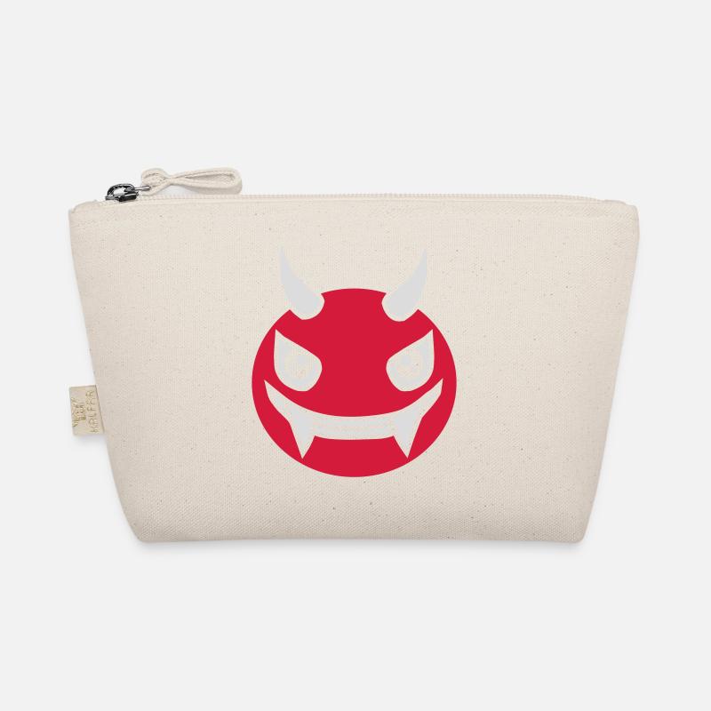 Devil Monster Design Face Organic Pouch