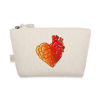 Heart Brain - Organic Pouch - nature - Front