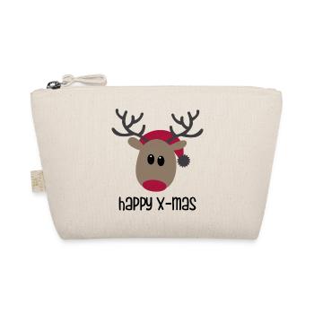 happy christmas - Organic Pouch - nature - Front