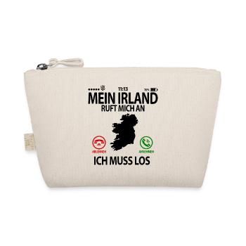 Irland Abschiedsgeschenk für Fans Liebhaber Lustig - Bio-Täschchen - Natur - Vorne
