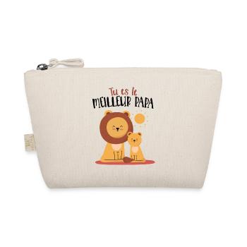 Meilleur papa fête des pères Body bébé - Trousse biologique - nature - Devant