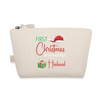 First Christmas With My Hot New Husband Couples - Organic Pouch - nature - Front