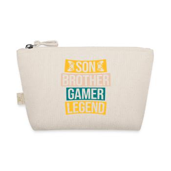 son brother gamer legend - Bio-Täschchen - Natur - Vorne