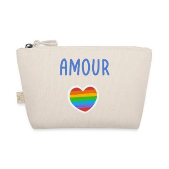T-shirt Amour Gay - Trousse biologique - nature - Devant