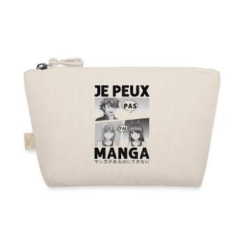 Je peux pas j' ai manga otaku Japon animé cadeau - Trousse biologique - nature - Devant