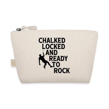 Chalked Locked And Ready To Rock Rock Climber Boul - Bio-Täschchen - Natur - Vorne