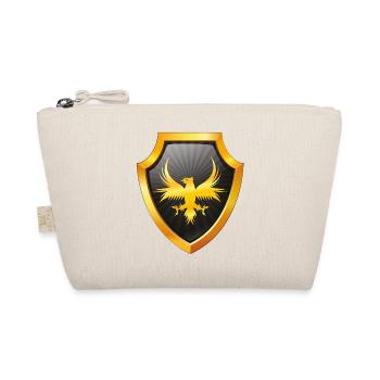 Schild Logo eSports Emblem Schwert Symbol Adler - Bio-Täschchen - Natur - Vorne