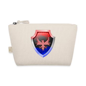Schild Logo eSports Emblem Schwert Symbol Kroatien - Bio-Täschchen - Natur - Vorne