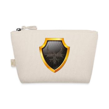 shield logo esports emblem sword crest symbol eagle - Organic Pouch - nature - Front