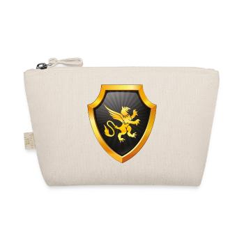 Shield logo esports emblem Sword Crest symbol lion - Organic Pouch - nature - Front