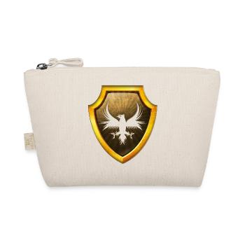 shield logo esports emblem sword crest symbol eagle - Organic Pouch - nature - Front