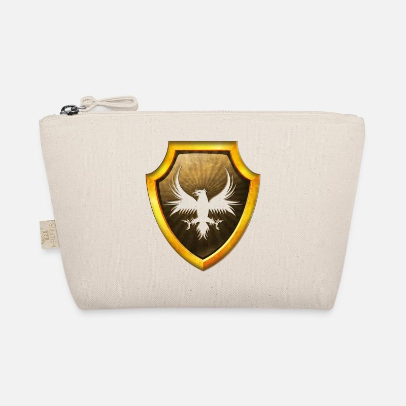 shield logo esports emblem sword crest symbol eagle Organic Pouch