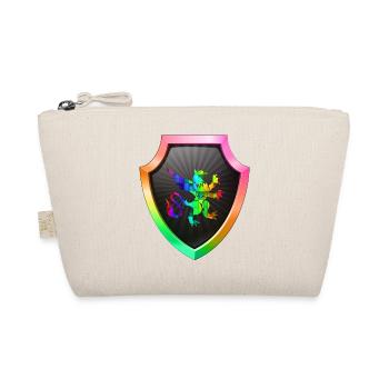 Shield logo esports emblem Sword Crest symbol lion - Organic Pouch - nature - Front