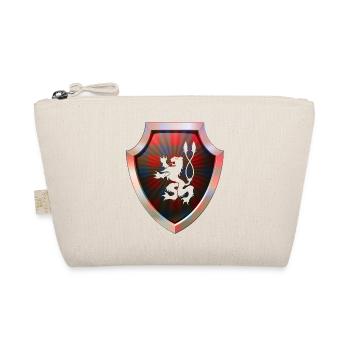 Shield logo esports emblem Sword Crest symbol lion - Organic Pouch - nature - Front