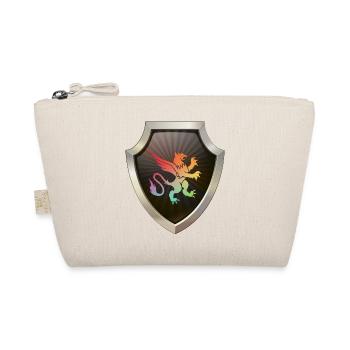 Shield logo esports emblem Sword Crest symbol lion - Organic Pouch - nature - Front