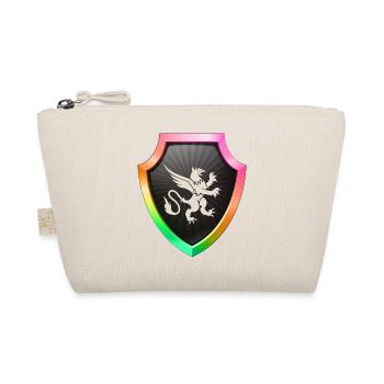 Shield logo esports emblem Sword Crest symbol lion - Organic Pouch - nature - Front