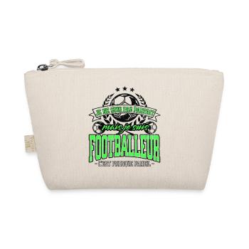 Football humour footballeur pas parfait cadeau - Trousse biologique - nature - Devant