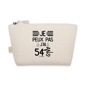 Je Peux Pas J Ai 54 Ans cadeau d anniversaire - Trousse biologique - nature - Devant
