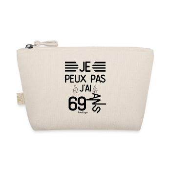 Je Peux Pas J Ai 69 Ans cadeau d anniversaire - Trousse biologique - nature - Devant